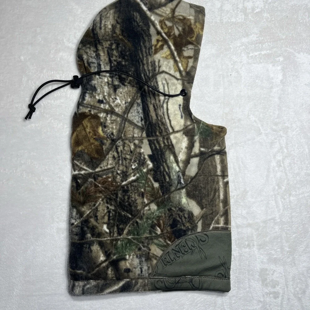 Cabela's Balaclava Mask Full Headcover Camouflage Hunting Mossy Oak Scentlok EUC
